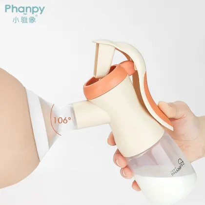 Manual Portable Breast Pump-Orange
