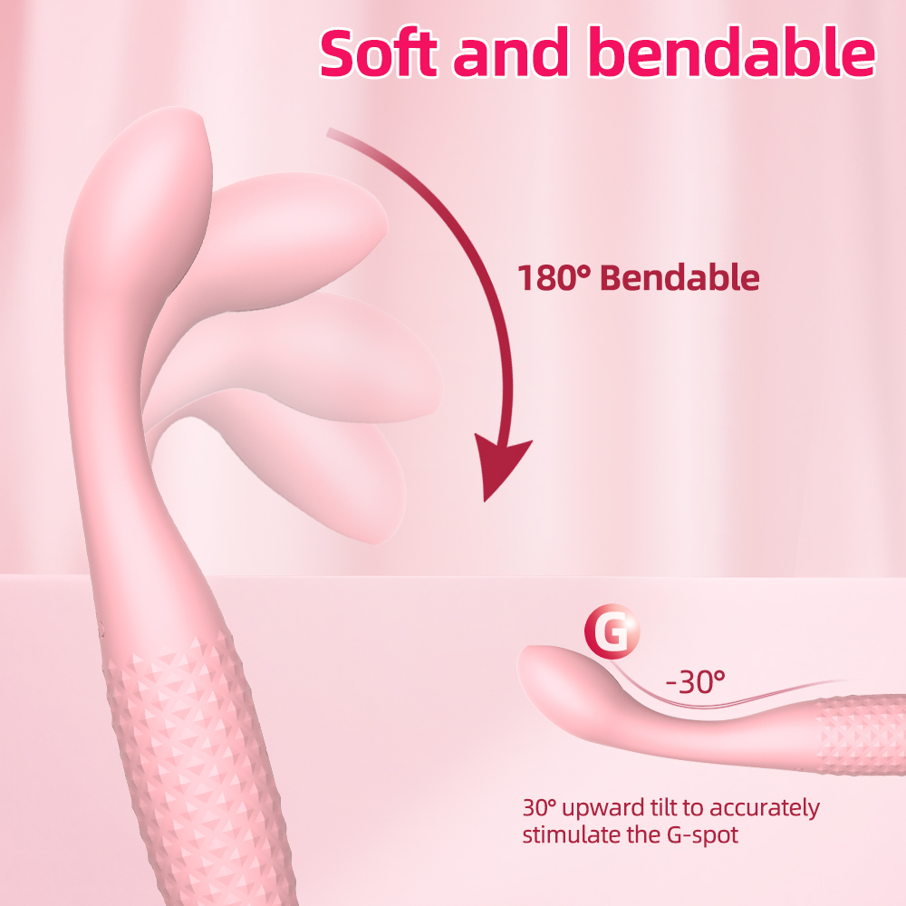 Silicone Vibrating Wand with Multiple Frequencies