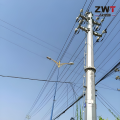 Solução eficiente de postes de aço para linhas de energia