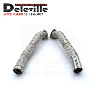 Stainless Steel Exhaust Pipes and Catalytic Converter for Aston Martin DB11 Car Accessories