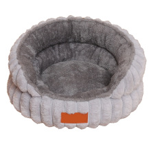 cat toy Pet Bed Round Thickened Winter Warm Cat Dog Factory