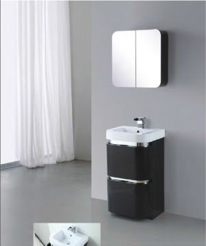 Armoire PVC salle de bain avec lavabo
