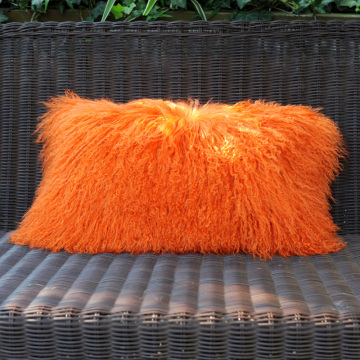 Custom Size Lamb Fur Pillowcase Cushion Cover