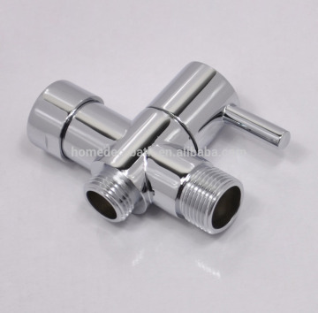 brass t-adapter control valve for bidet sprayer shower set