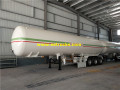 55000 Liters ASME LPG Gas Tank مقطورات