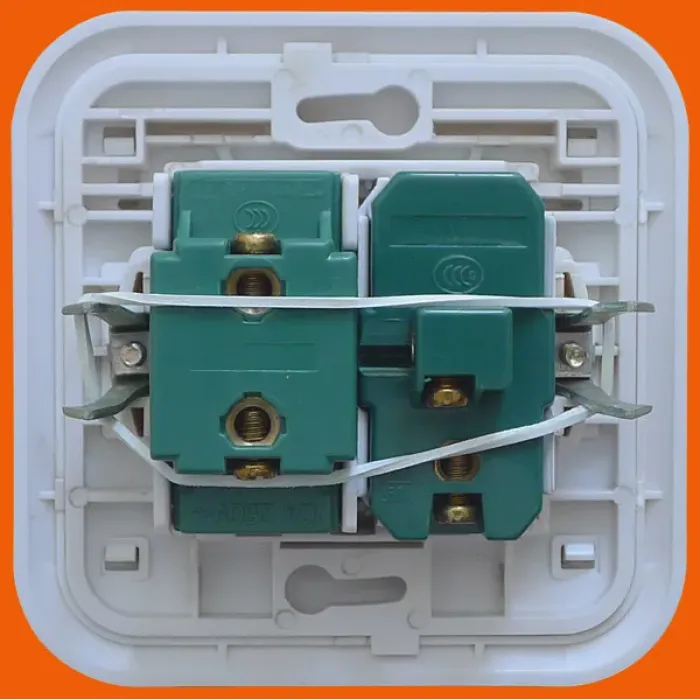 Interruptor de una unidad y enchufe de 2 clavijas (F5019)