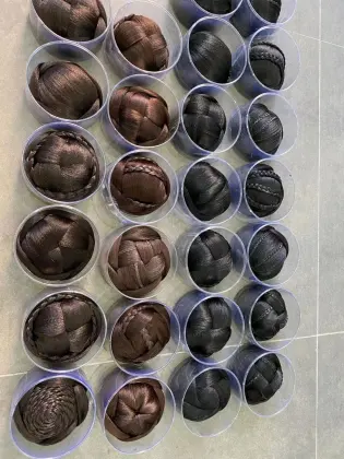 wholesale synthetic crochet hair buns messy hair bun perruqu avec synthetic hair chignon afro