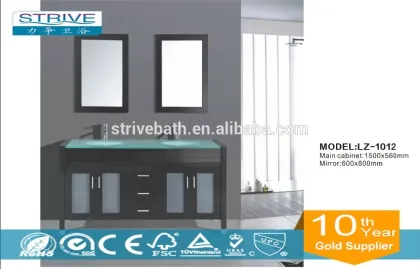 Wooden solid wood bathroom cabinets