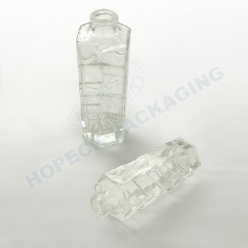 57ml hexagon shape aromatherapy oil glass bottle