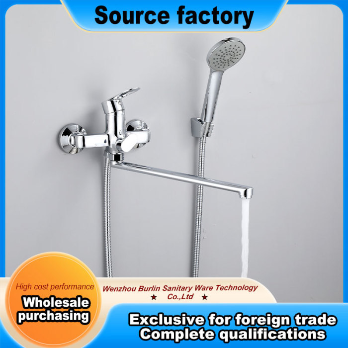 Single Lever Zinc Bath Shower Mixer Faucet