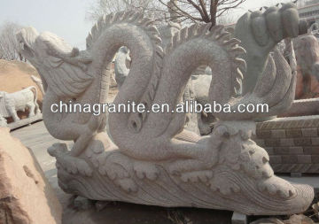 stone chinese dragon sculptures