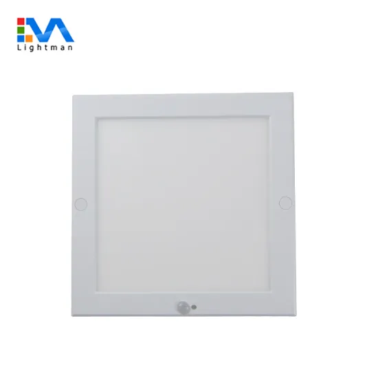 CE Certified 18W Square LED Thin Panel Light with PIR Sensor - Surface Mounted