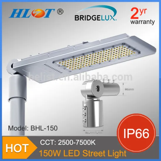 High quality adjustable angle 150 watt led street light outdoor