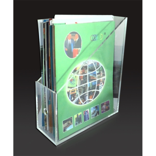 Acrilico File Organizer per Brochure A4