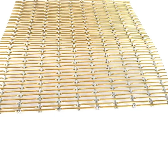 Iron, Aluminum, Stainless Steel, Brass, and Copper Decorative Mesh Screens for Restaurants, Hotels, and Lobbies