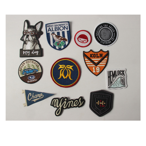 Custom laser woven embroidery patch for bag