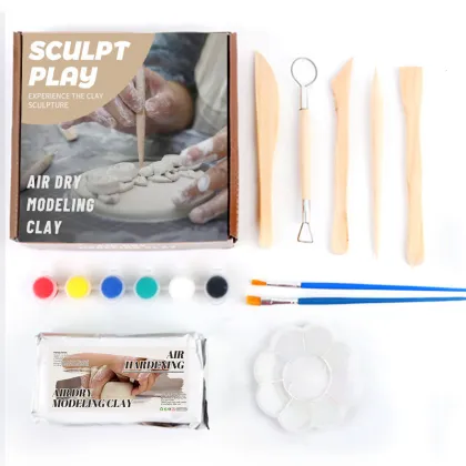 High Quality Air Dry Clay DIY Art Set for Children's Modeling Crafts