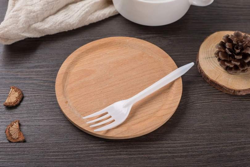 Compostable Forks Disposable Flatware for Dessert Ice Cream