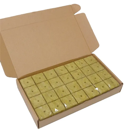 Hydroponic Rock Wool: Cultivating Plants in 1.5 Inch Growing Cubes for Soilless Gardening