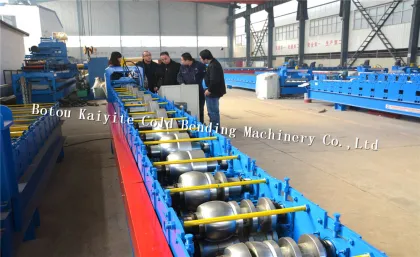 K Type Steel Rain Gutter Roll Forming Machine