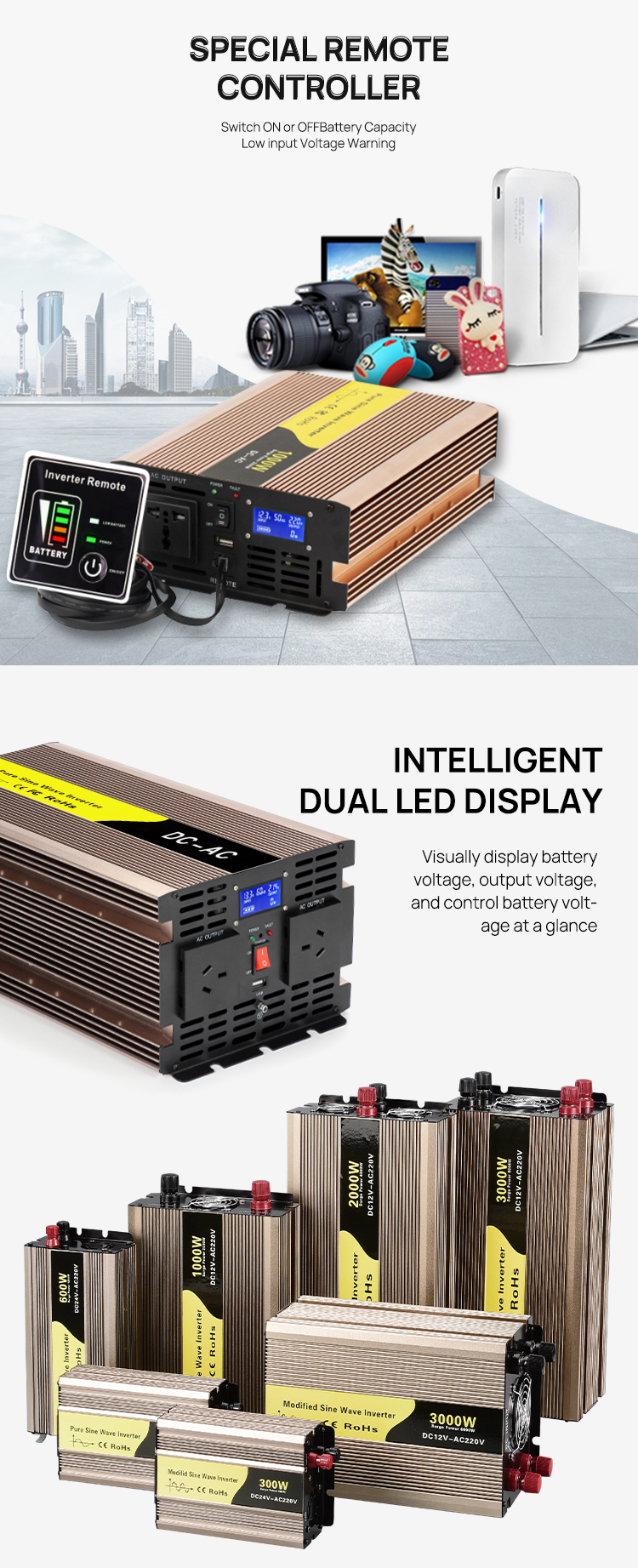 2000W sine wave inverter