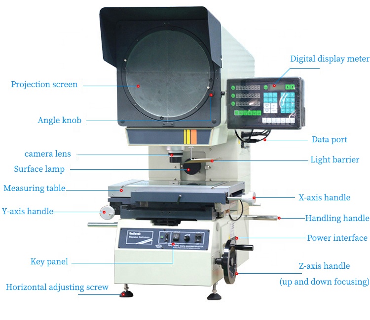 Cpj-3020a Digital Profile Projector Optical Comparator Measuring ...