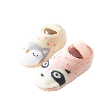 High Quality Cute Cartoon Baby Girl Boy Anti-slip Soft Baby Socks