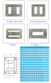 1 1/8 &quot;Laminación del transformador/Ei Core/China Estator Fabricante/Acero de silicio frío