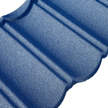 Design classical color stone coated metal roof tile