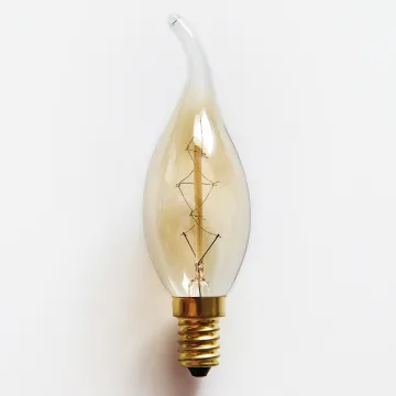 C35 Small Edison Chandelier Light - Vintage Lamp Bulb for Decoration