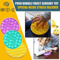 Fidget sensorial personalizado Toy Silicone Stress Reliever Brinquedo