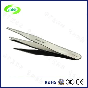 Stainless Steel ESD Anti-Static Vetus Tweezers Made in Shenzhen
