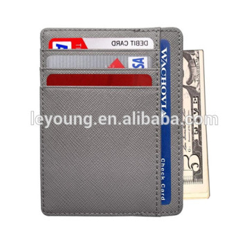 Hot Selling PU Leather Wallet Card Holder Case