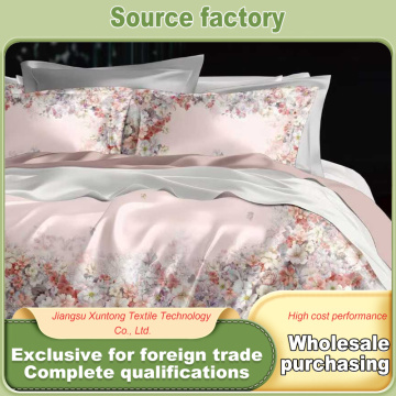 Мягкое и дышащее впитывающее влагу постельное белье с вышивкой
