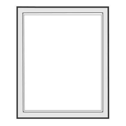 Big Picture Black Window Panoramic Window Fixed Window