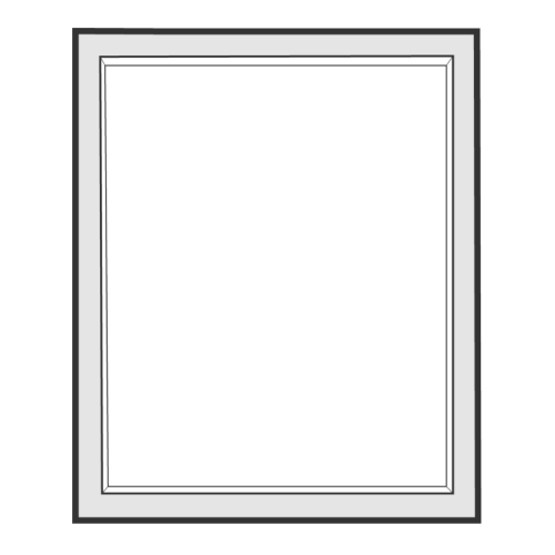 Big Picture Black Window Panoramic Window Fixed Window