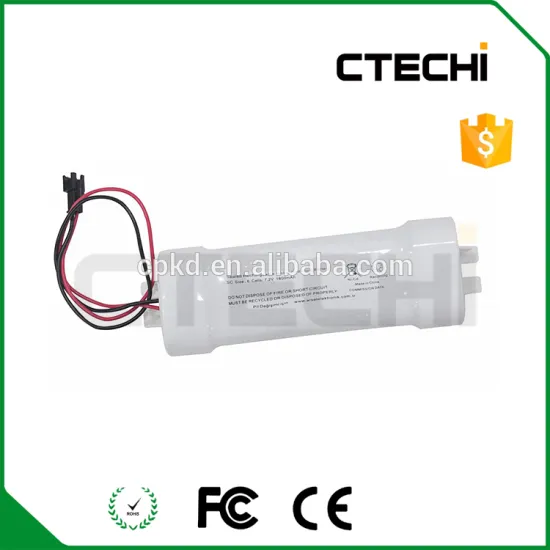 Battery for emergency light, sc size 1500mah 7.2v nicd rechargeable battery
