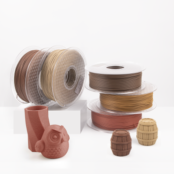 Isanmate 1 kg 1,75 mm Multi-Farben Holz Pla+ Plastikfilament Holz Fillamentum für Groot 3D-Druck