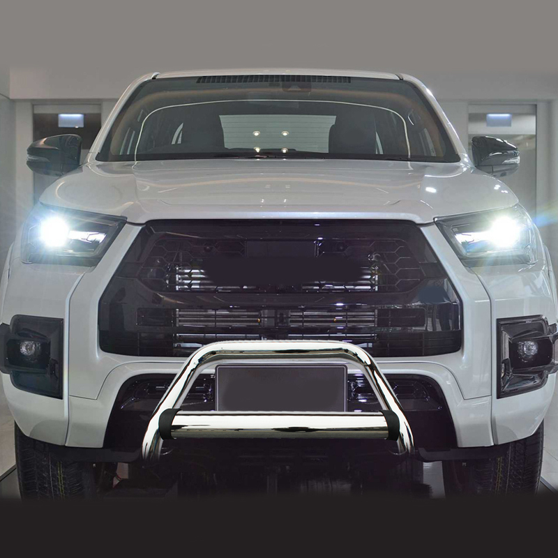 304 stainless steel U-shaped front bumper with adhesive