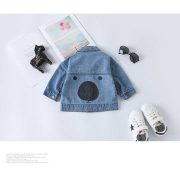 Jaket Denim Boys Printed Baby Denim Jacket