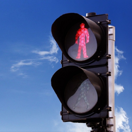 300mm Plastic Red Green Pedestrian Traffic Light