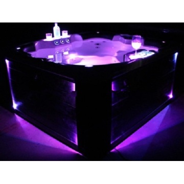 Outdoor-Whirlpool + Whirlpool + Hydromassage-Produkt + LED-Licht