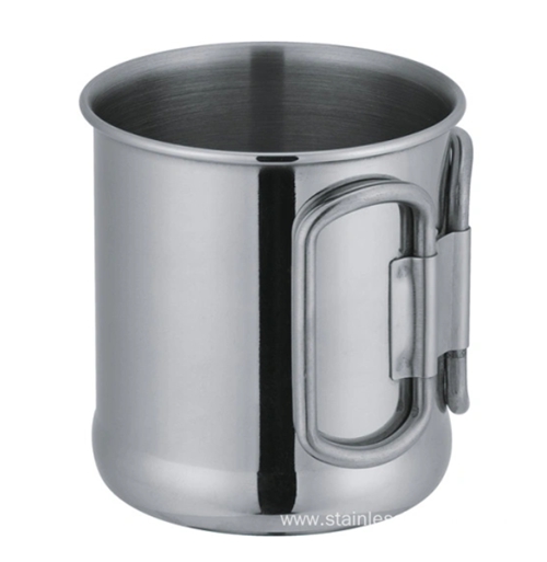Portable and practical, taste outdoor life! 10oz stainless steel camping mug shock debut!
