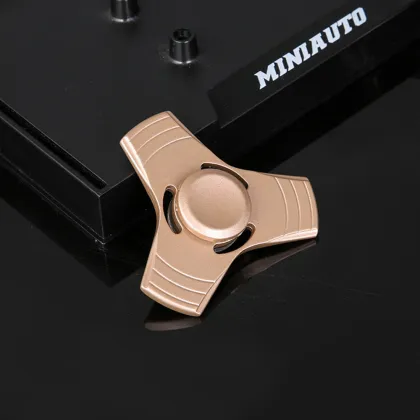 Decompression toys factory price finger gyro hand spinner metal spiral fidget fingertip gyro bearing toy