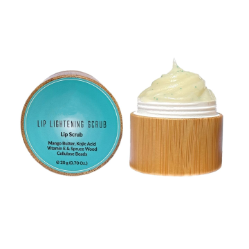 Organic Vegan Lip Exfoliator & Moisturizer - Lip Lightening Scrub