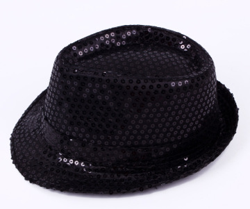 Colorful Glitter Fedora Hat - Unisex Party Hat for Jazz and Dance