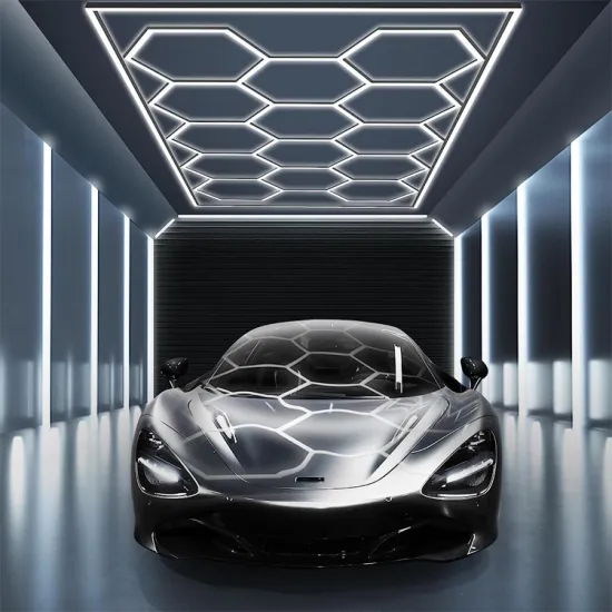 Hexagrid LED Garage Light 110V-220V Honeycomb Hexagon Ceiling Lamp for Car Workshops