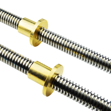 Customized Trapezoidal Screw TR12 with 10mm Diameter