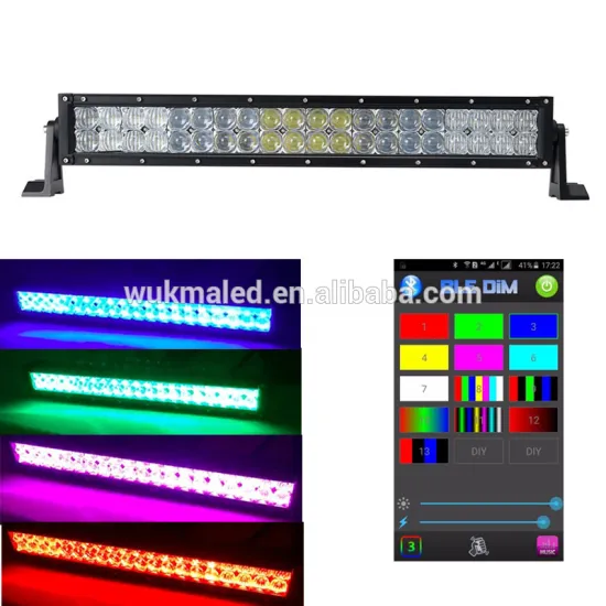 30" Inch 180w 5D RGB LED Light Bar Combo Beam Bluetooth Control Off-Road Light Bar