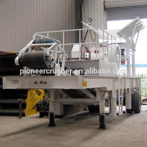 High Efficiency/Competitive Performance mobile jaw crusher With ISO Certification